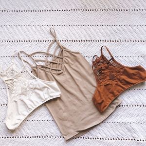 Free people bralette lot